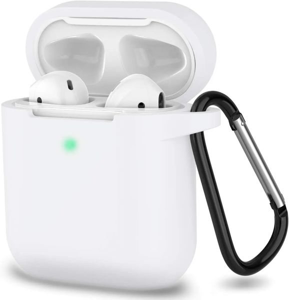 Силіконовий чохол для Apple AirPods 2 Білий VANAX53008 фото