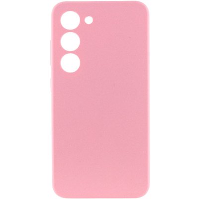 Чехол Silicone Cover Lakshmi Full Camera (AAA) для Samsung Galaxy S24+ Розовый | Light pink 69265 фото