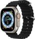 Ремінець Apple Watch Ocean Band 42/44/45/49 (M) Чорний | Black 109332-RED фото