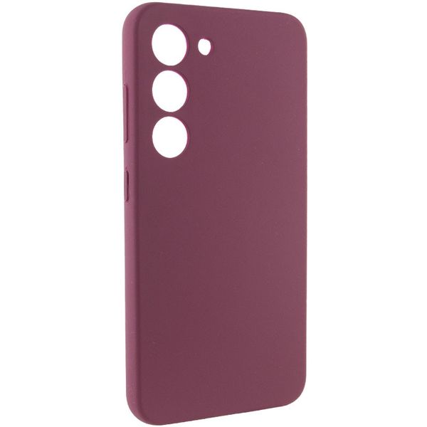 Чохол Silicone Cover Lakshmi Full Camera (AAA) для Samsung Galaxy S24+ Бордовий | Plum 69265 фото