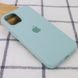 Чехол Silicone Case Full Protective (AA) для Apple iPhone 12 Pro Max (6.7") Бирюзовый/Turquoise 38663 фото 2