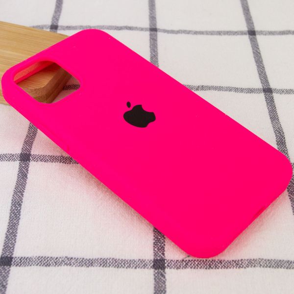 Чехол Silicone Case Full Protective (AA) для Apple iPhone 13 (6.1") Розовый/Barbie pink 55730 фото