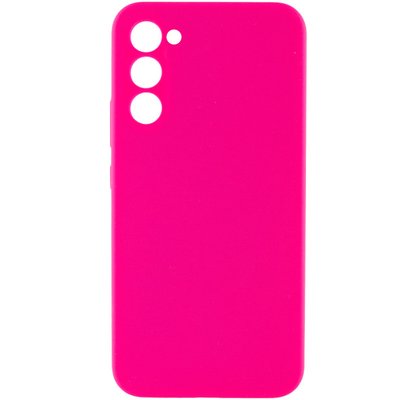 Чохол Silicone Cover Lakshmi Full Camera (AAA) для Samsung Galaxy S24+ Рожевий | Barbie pink 69265 фото