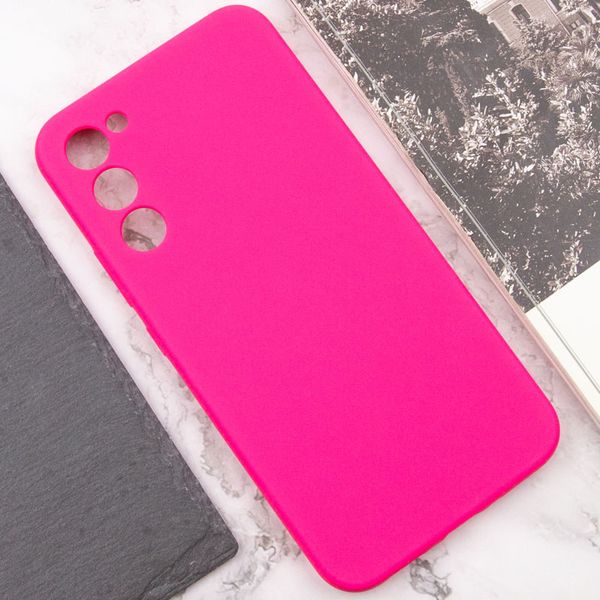 Чохол Silicone Cover Lakshmi Full Camera (AAA) для Samsung Galaxy S24+ Рожевий | Barbie pink 69265 фото