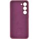 Чохол Silicone Cover Lakshmi Full Camera (AAA) with Logo для Samsung Galaxy S24 Бордовий | Plum 71859 фото 2