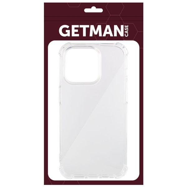 TPU чохол GETMAN Ease logo посилені вугли для Apple iPhone 15 (6.1") 65361 фото