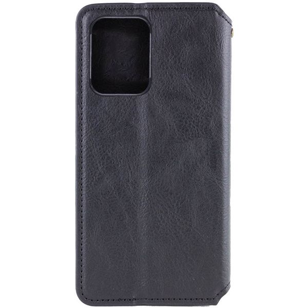 Кожаный чехол-книжка GETMAN Cubic (PU) для Samsung Galaxy S24+ Чёрный | Black 68157 фото