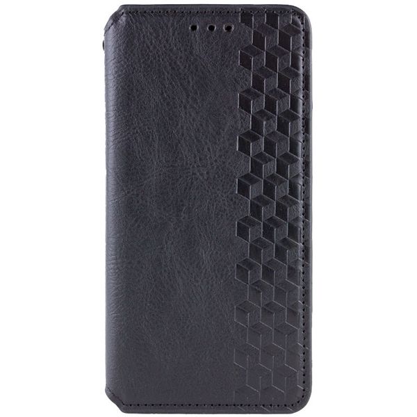 Кожаный чохол-книжка GETMAN Cubic (PU) для Samsung Galaxy S24+ Чорний | Black 68157 фото