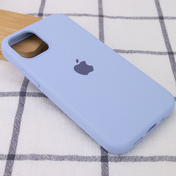 Чехол Silicone Case Full Protective (AA) для Apple iPhone 11 Pro (5.8") Голубой/Lilac Blue 55730 фото