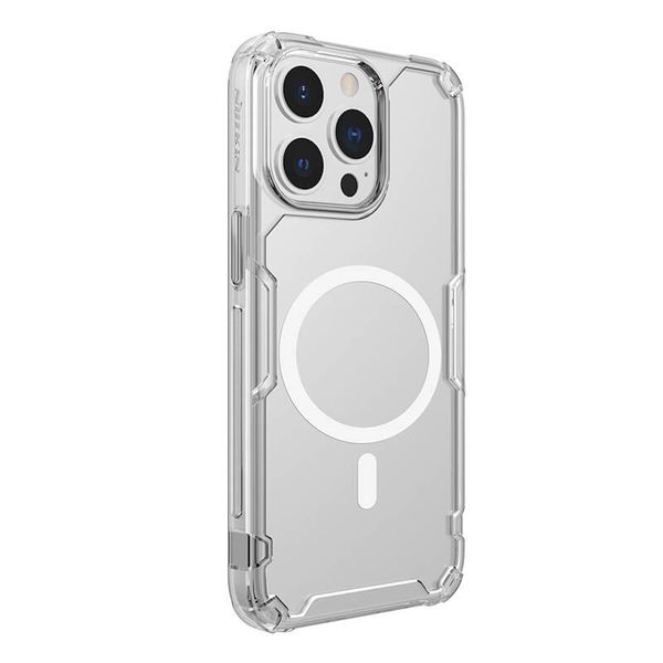 TPU чехол Nillkin Nature Pro Magnetic для Apple iPhone 15 Pro Max (6.7") Бесцветный | Прозрачный 65682 фото