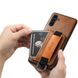 Кожаный чехол Wallet case and straps для Samsung Galaxy S24 Коричневый | Brown 70066 фото 5