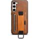 Шкіряний чохол Wallet case and straps для Samsung Galaxy S24 Коричневый | Brown 70066 фото 1