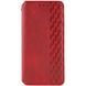 Кожаный чехол-книжка GETMAN Cubic (PU) для Samsung Galaxy S24+ Красный | Red 68157 фото 1