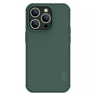 Чехол Nillkin Matte Pro для Apple iPhone 15 Pro Max (6.7") Зелёный | Deep Green 65674 фото