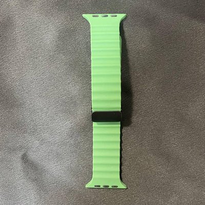 Силиконовый ремешок BINKSON with Magnet Buckle для Apple Watch 49/42/44/45 mm Тёмно-Зелёный | Green 883765411 фото