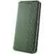 Кожаный чехол-книжка GETMAN Cubic (PU) для Samsung Galaxy S24+ Зелёный | Green 68157 фото 4