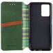 Кожаный чохол-книжка GETMAN Cubic (PU) для Samsung Galaxy S24+ Зелений | Green 68157 фото 3