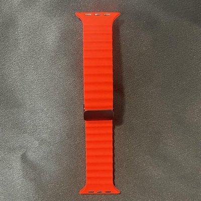 Силіконовий ремінець BINKSON with Magnet Buckle для Apple Watch 49/42/44/45 mm Червоний | Red 883765411 фото