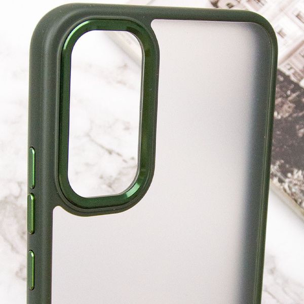 Чохол TPU+PC North Guard для Samsung Galaxy S24 Зелений | Dark Green 70092 фото