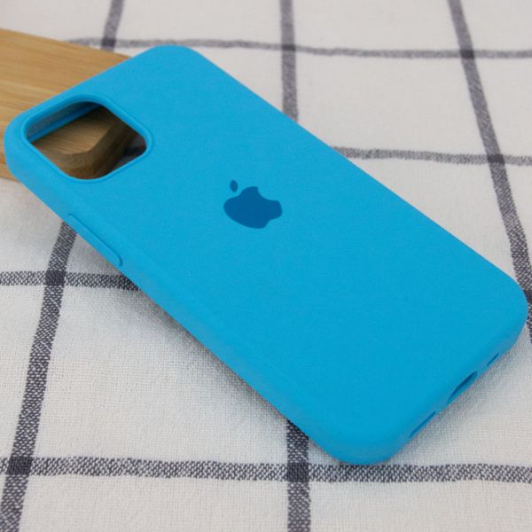 Чехол Silicone Case Full Protective (AA) для Apple iPhone 11 Pro (5.8") Голубой/Blue 55730 фото