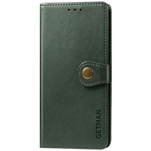 Кожаний чохол книжка GETMAN Gallant (PU) для Samsung Galaxy S24+ Зелений | Green 68150 фото