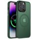 Чохол Metal Buttons with MagSafe Colorful для Apple iPhone 15 Pro (6.1'’) Зелений | Green 65603 фото