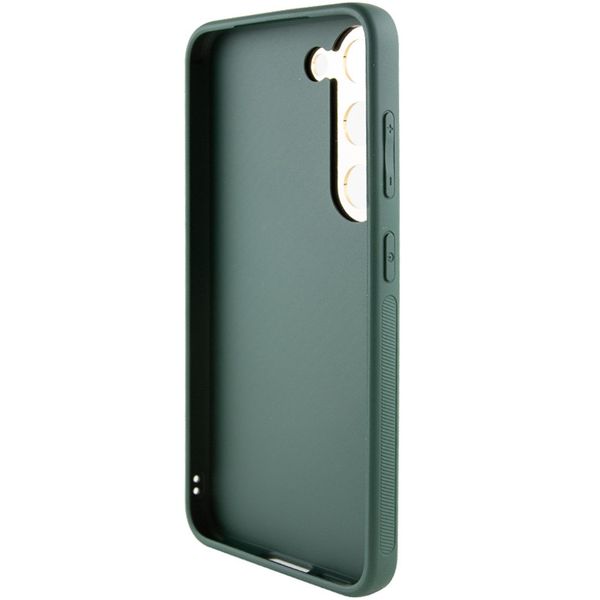 Кожаный чехол Xshield для Samsung Galaxy S24 Зелёный | Army Green 69350 фото