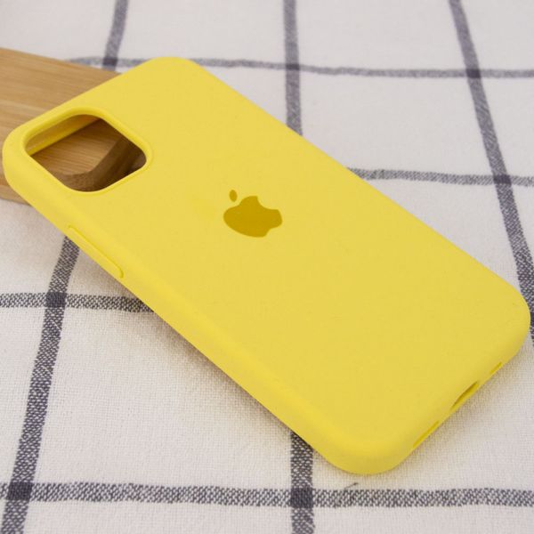 Чохол Silicone Case Full Protective (AA) для Apple iPhone 15 (6.1") Жовтий | Yellow 65416 фото