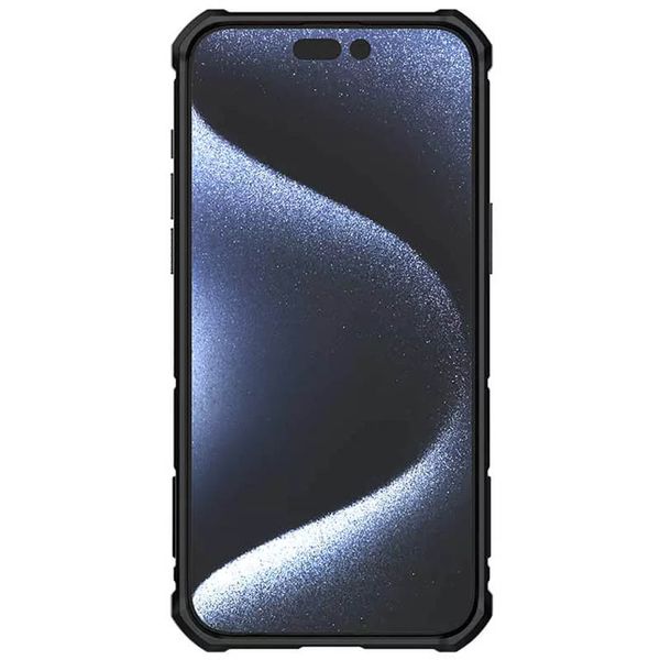 TPU+PC чохол Nillkin CamShield Armor (шторка на камеру) для Apple iPhone 15 Pro (6.1") Зеленый 66859 фото