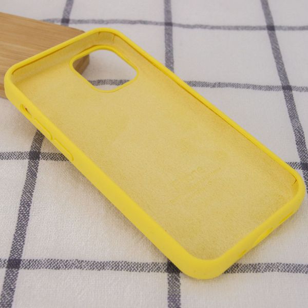 Чохол Silicone Case Full Protective (AA) для Apple iPhone 15 (6.1") Жовтий | Yellow 65416 фото