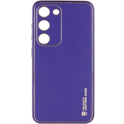 Кожаный чехол Xshield для Samsung Galaxy S24 Фиолетовый | Ultra Violet 69350 фото