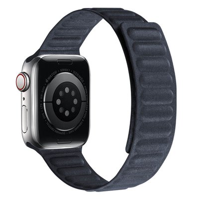 Ремешок FineWoven (AAA) для Apple Watch 42mm/44mm/45mm Чёрный | Black 77561-T фото