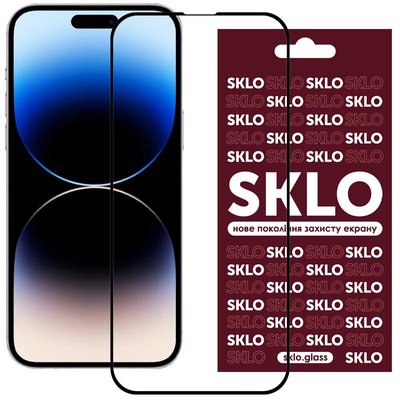 Защитное стекло SKLO 3D для Apple iPhone 15 Plus (6.7") 65407 фото