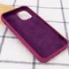 Чохол Silicone Case Full Protective (AA) для Apple iPhone 13 (6.1") Бордовий/Maroon 55730 фото 3