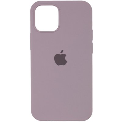 Чохол Silicone Case Full Protective (AA) для Apple iPhone 13 (6.1") Сіро-бузковий/Lavender 55730 фото