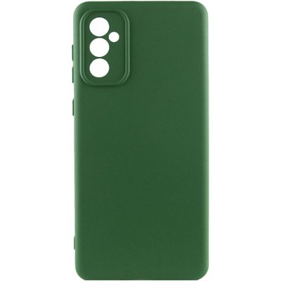 Чехол Silicone Cover Lakshmi Full Camera (A) для Samsung Galaxy S24+ Зелёный | Dark green 67950 фото