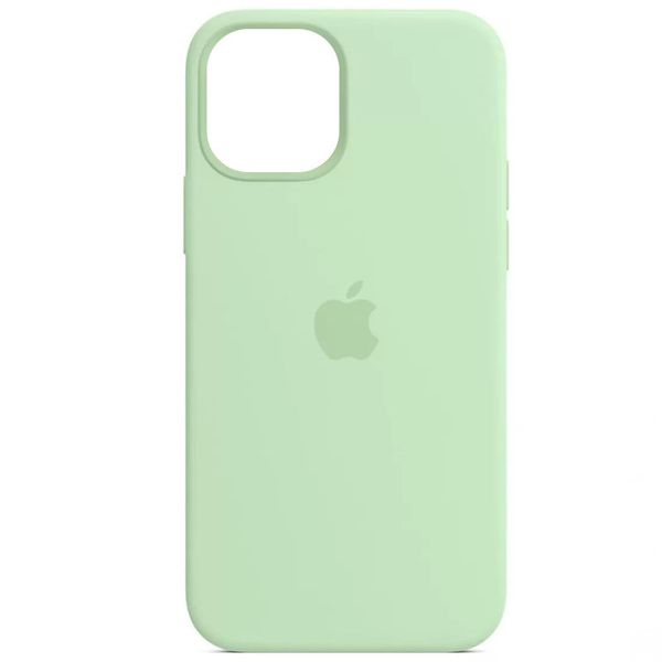 Чехол Silicone Case Full Protective (AA) для Apple iPhone 13 (6.1") Зелёный/Pistachio 55730 фото