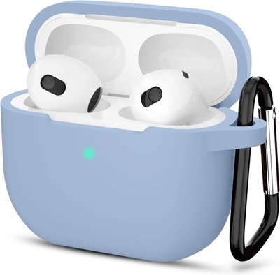 Силиконовый чохол для Apple Airpods 3 Голубой VANAX55011 фото